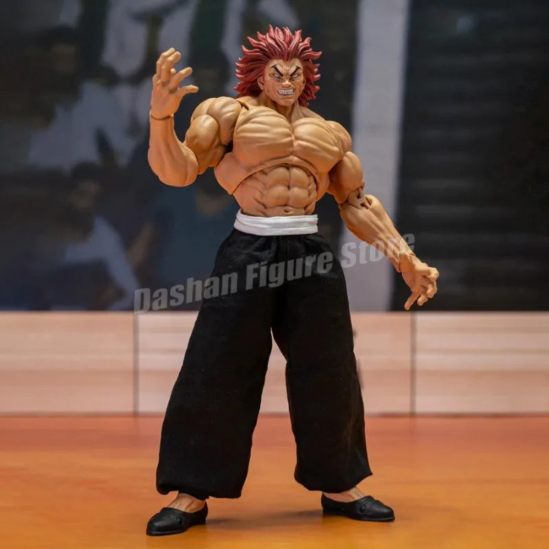 Boneco Baki Hanma Filho de Ogre Figura de Ação