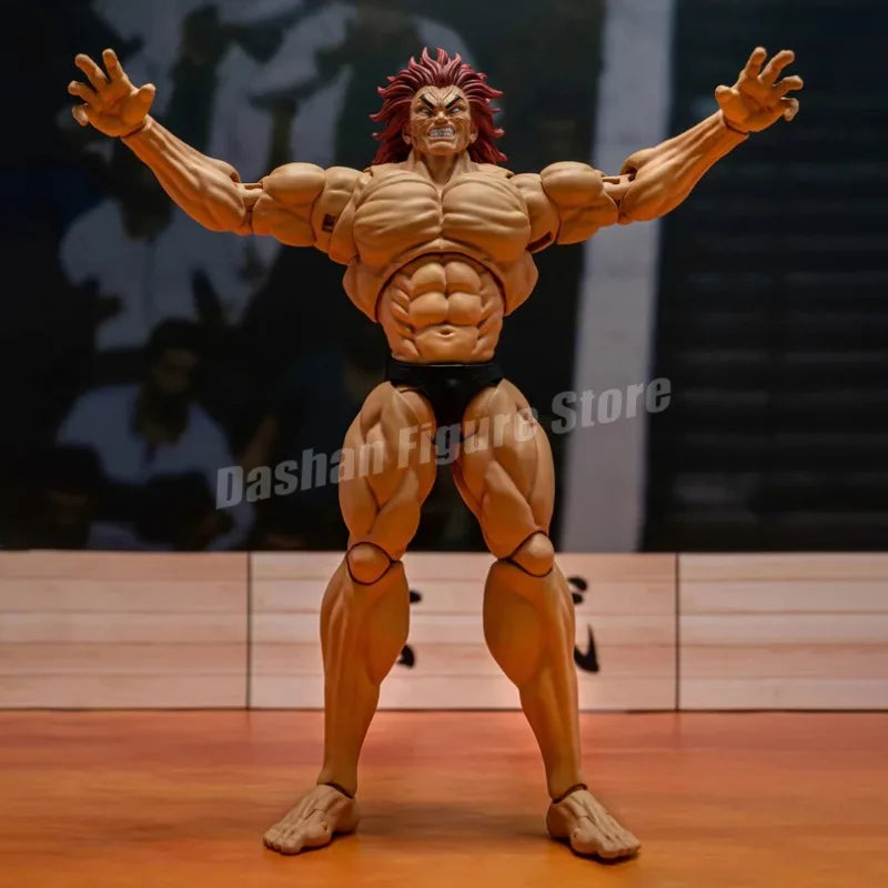 Boneco Baki Hanma Filho de Ogre Figura de Ação