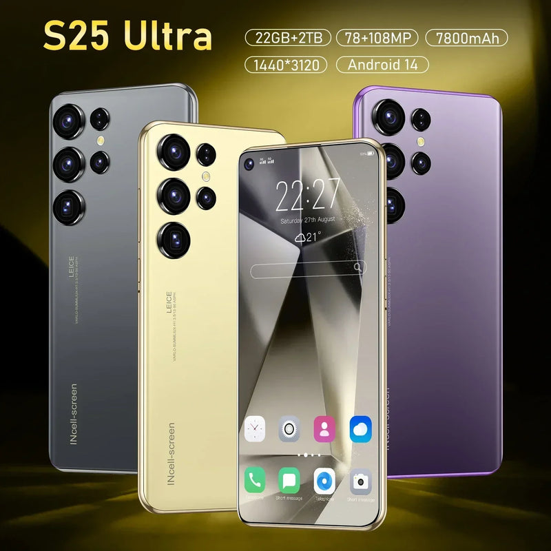 Novo smartphone S25 5G 7,3 polegadas