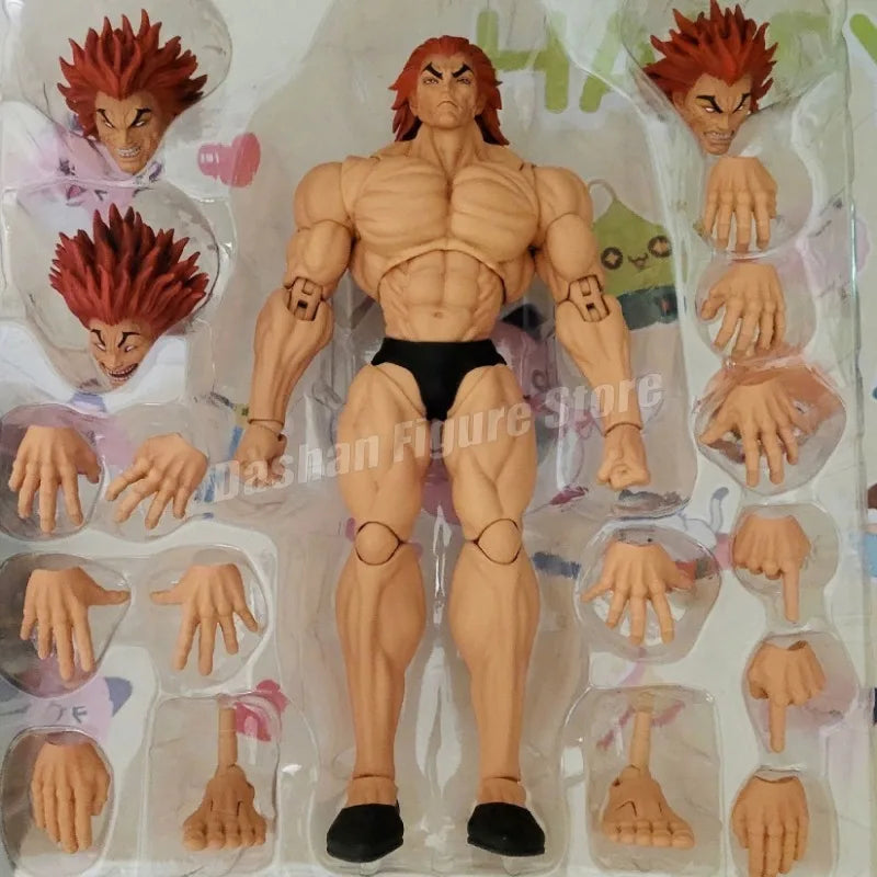 Boneco Baki Hanma Filho de Ogre Figura de Ação